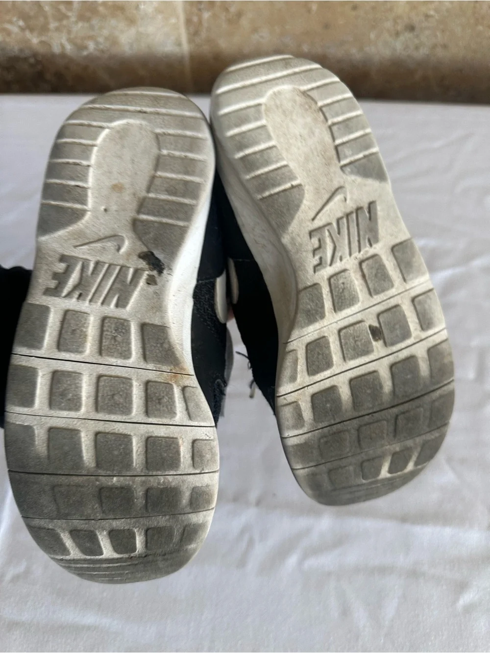 Nike Kids Black and White Sneakers - Lightweight Play Shoes